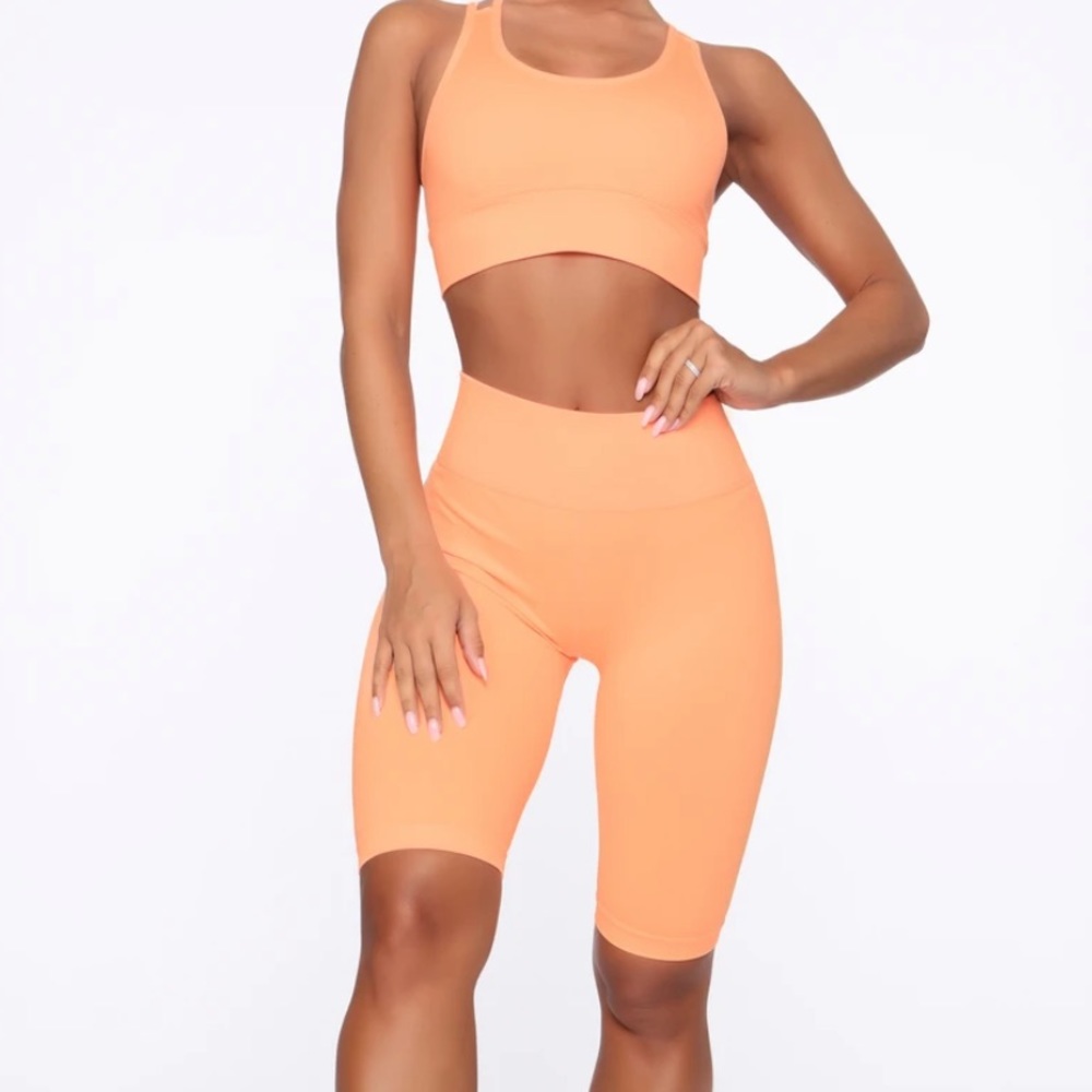 Fashion Nova Neon Biker Shorts